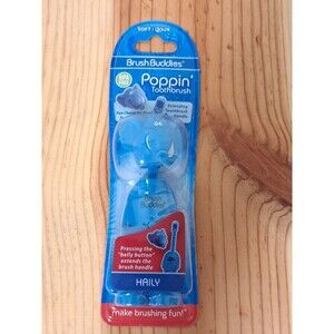 Brush Buddies Haily Poppin Extending Toothbrush Handle Soft BPA Free New!